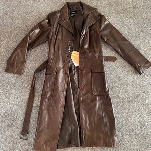Zara Brown Leather Jacket